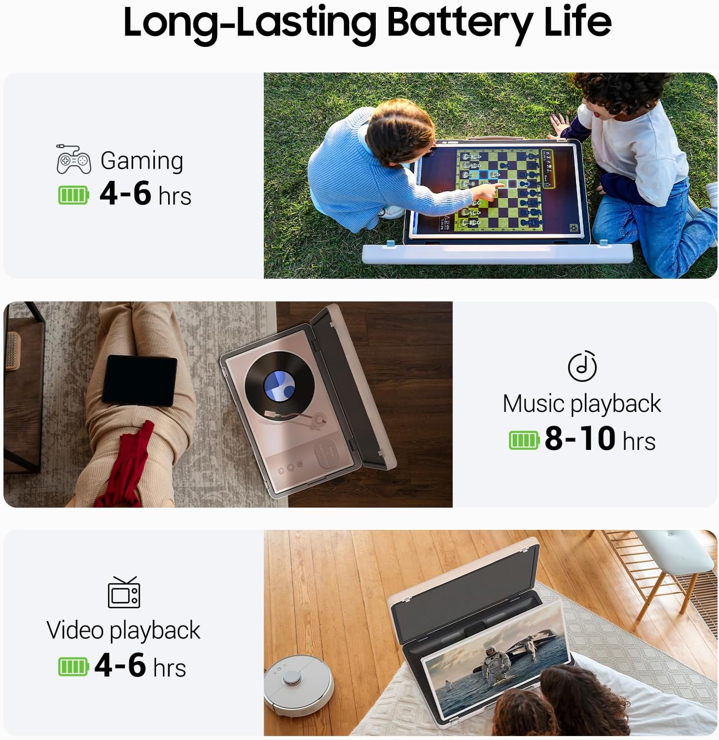 27-inch Smart Touchscreen Portable TV