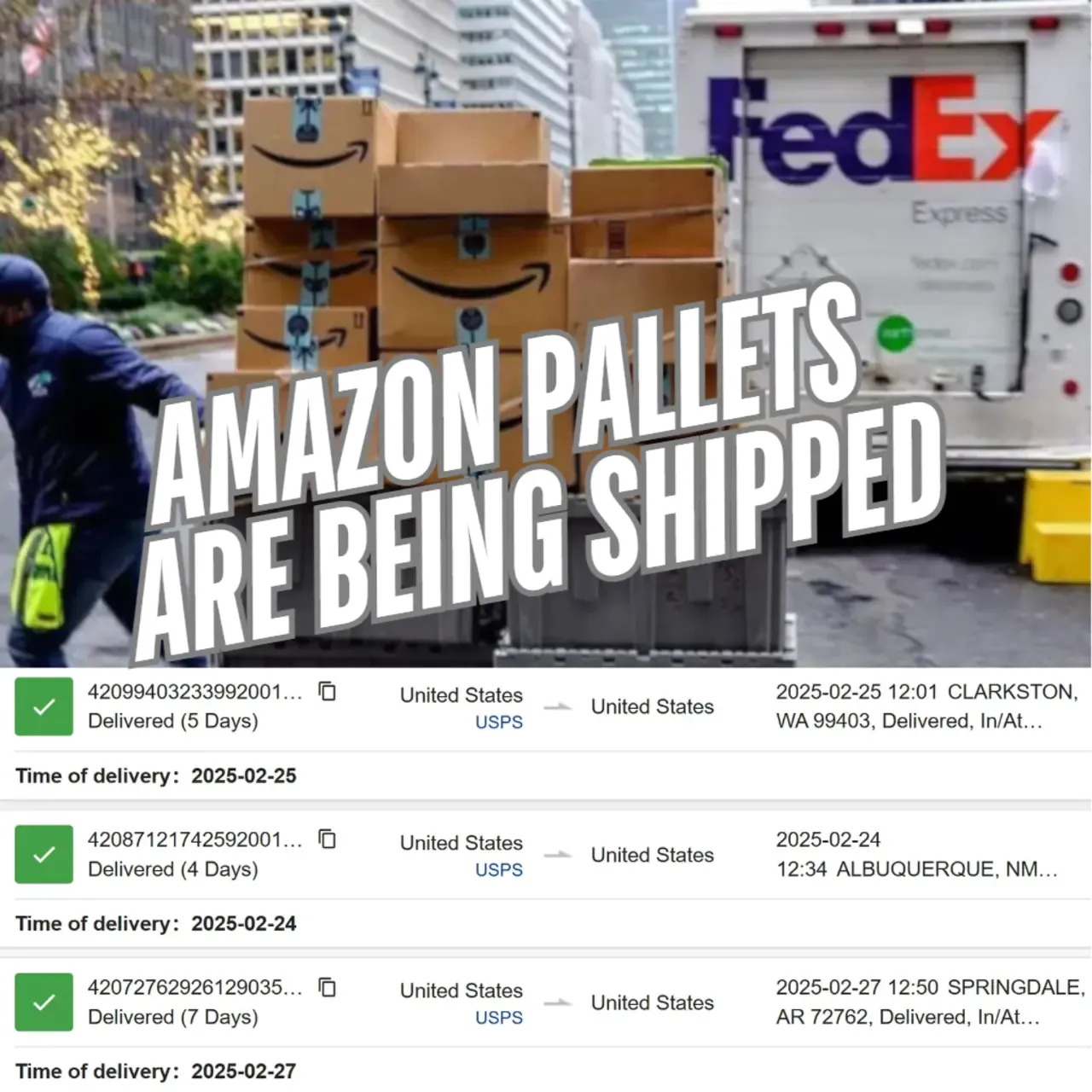 🎁2025 Promotion Warehouse Return Pallets🎁