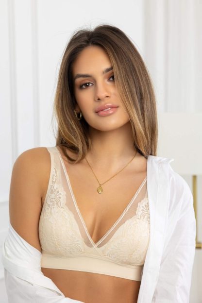 Triumph-3 kusy💥Bezdrátová podprsenka s krajkou