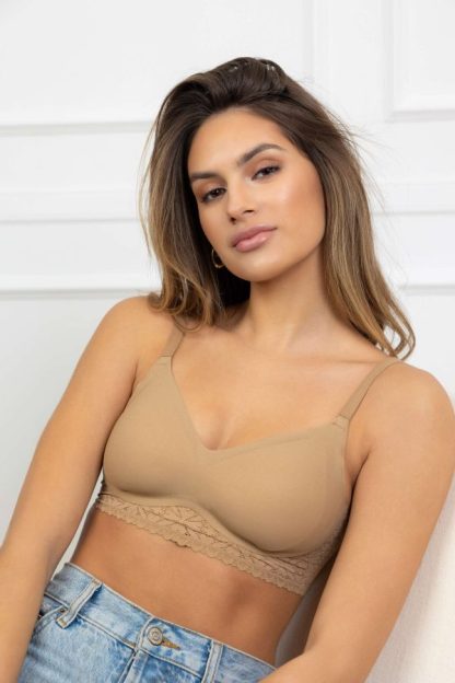 Triumph-3 kusy💥Bezdrátová podprsenka s krajkou AUDREY