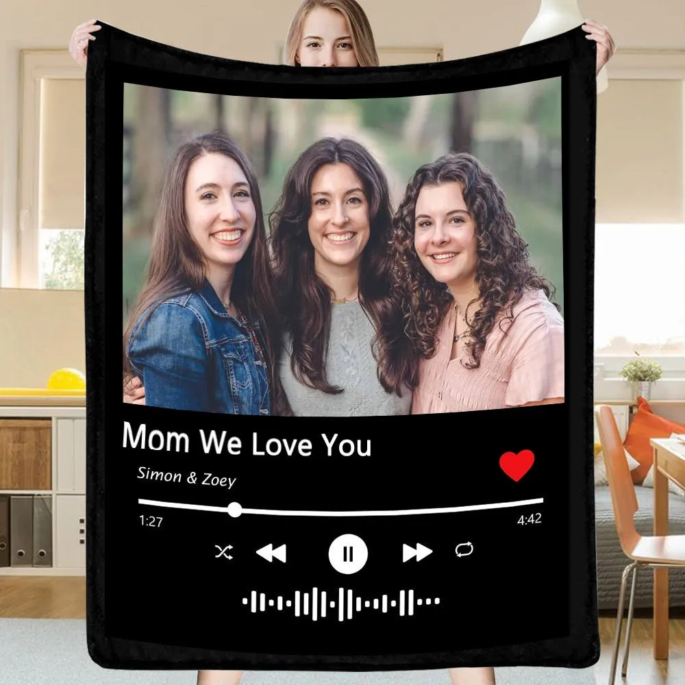 Custom Music Blanket Photo Starlight Blanket