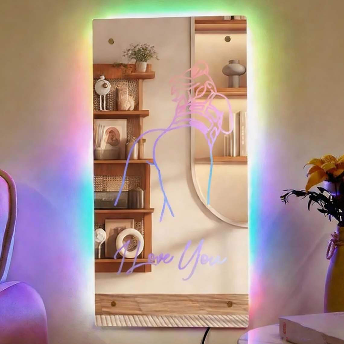 Custom Name Seductive Mirror LED Light