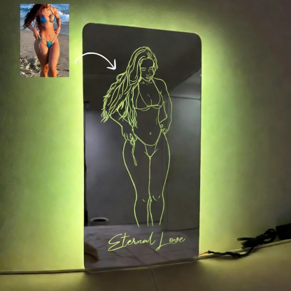 Custom Name Seductive Mirror LED Light
