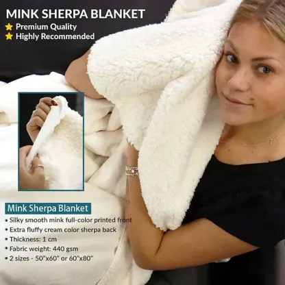 Custom Pictures Blanket Personalized 1 Photo Throw Blanket with Name Text