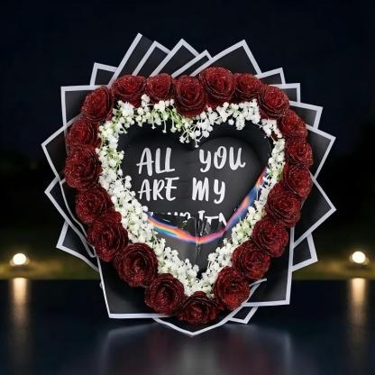 Everlasting Glitter Roses - Burnaway Edition