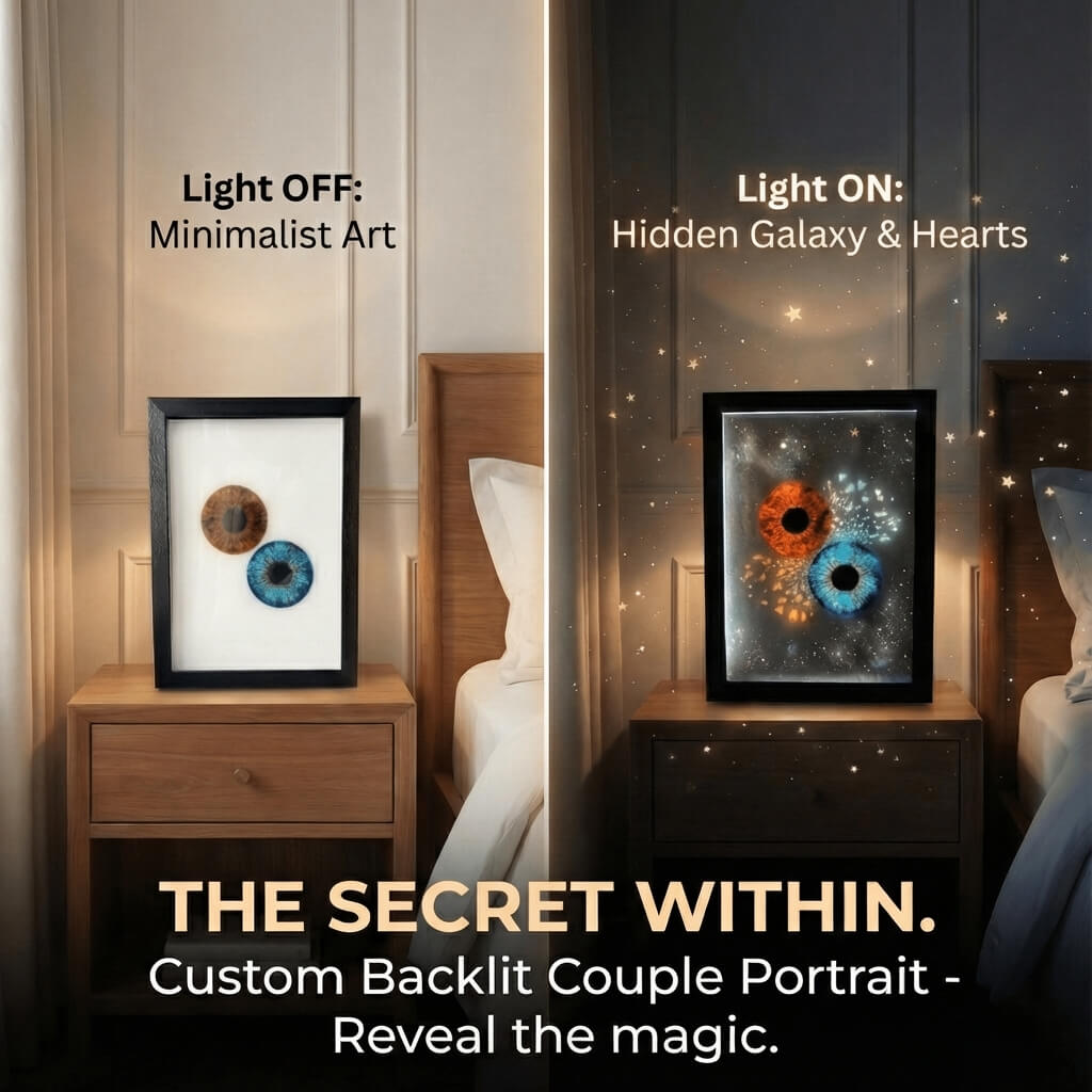 🌟 Custom Couple Eye Portrait