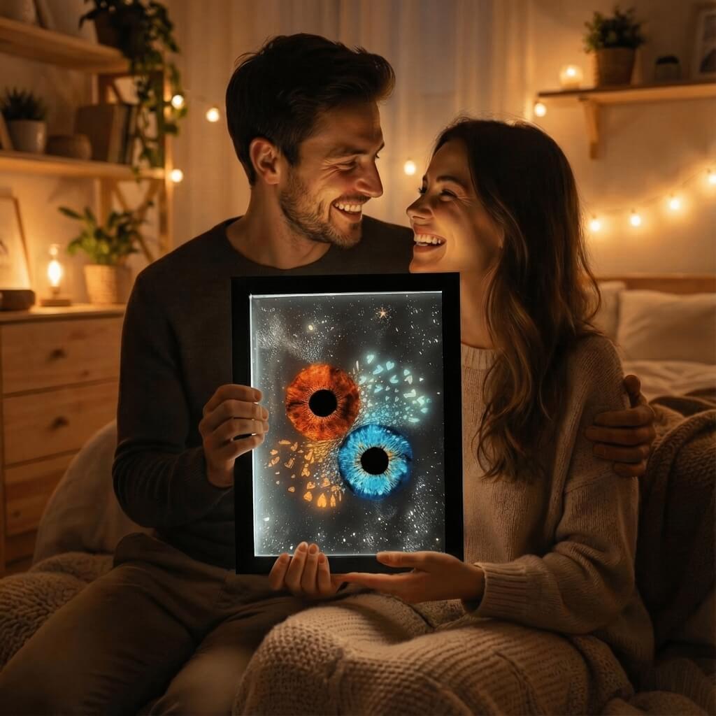🌟 Custom Couple Eye Portrait