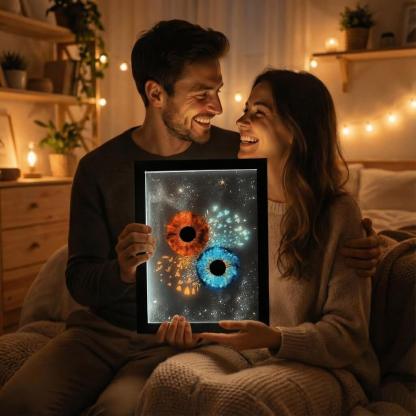 🌟 Custom Couple Eye Portrait
