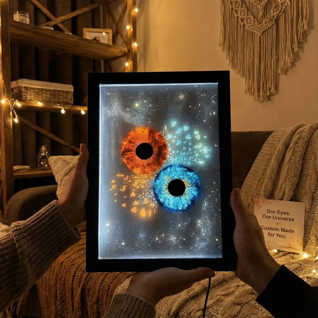🌟 Custom Couple Eye Portrait