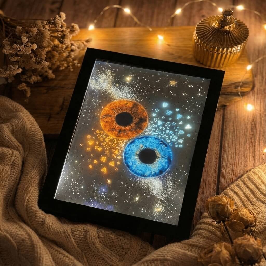 🌟 Custom Couple Eye Portrait