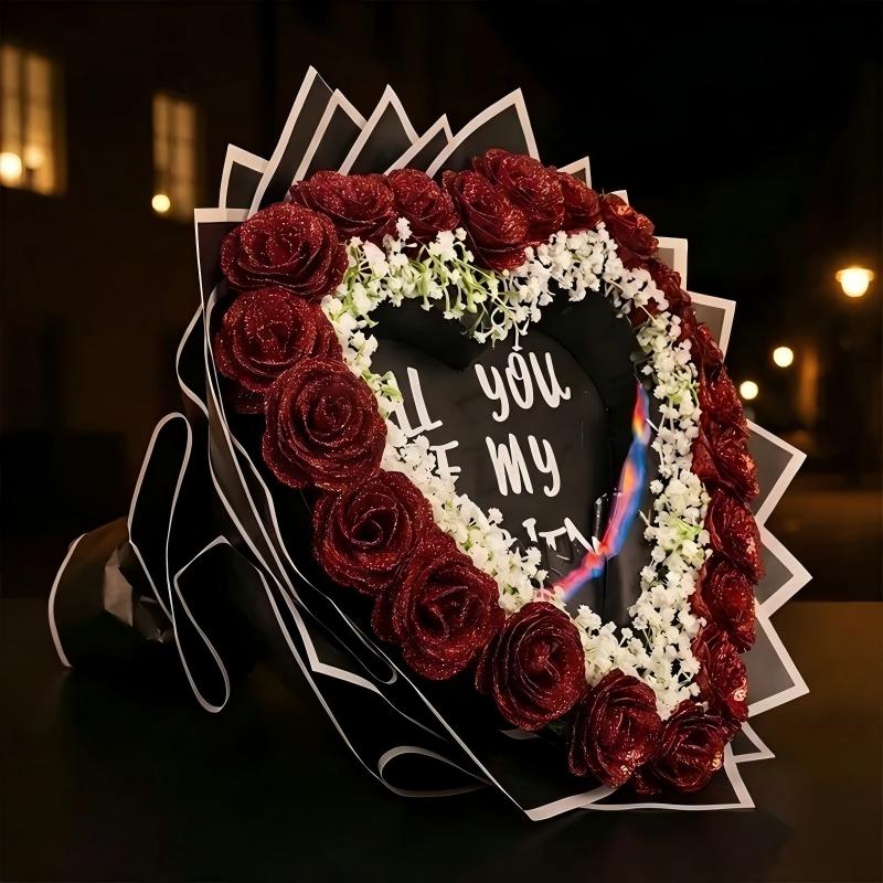 Everlasting Glitter Roses - Burnaway Edition