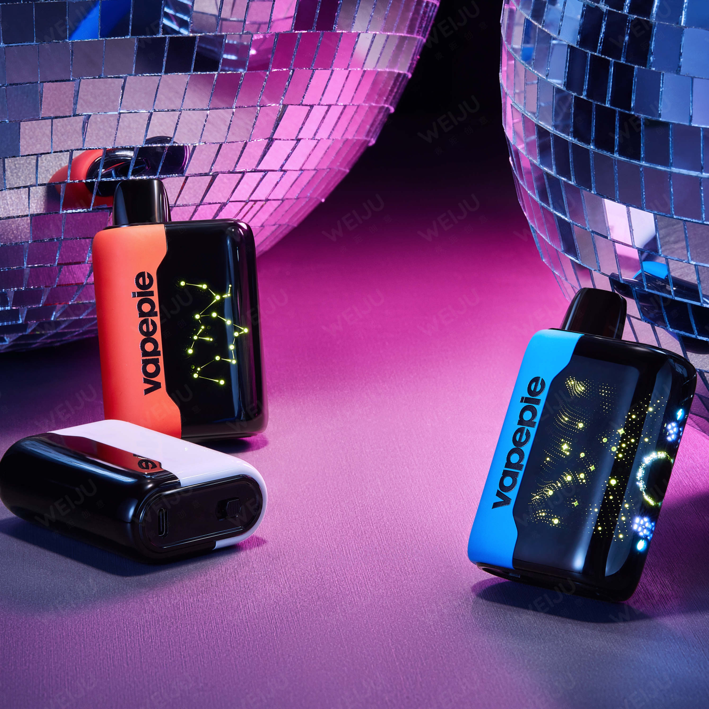 3 db·GRAPEFRUIT REFRESHER - VAPEPIE 25000 PUFFS - Star Sky Curved Screen-VapepieShop