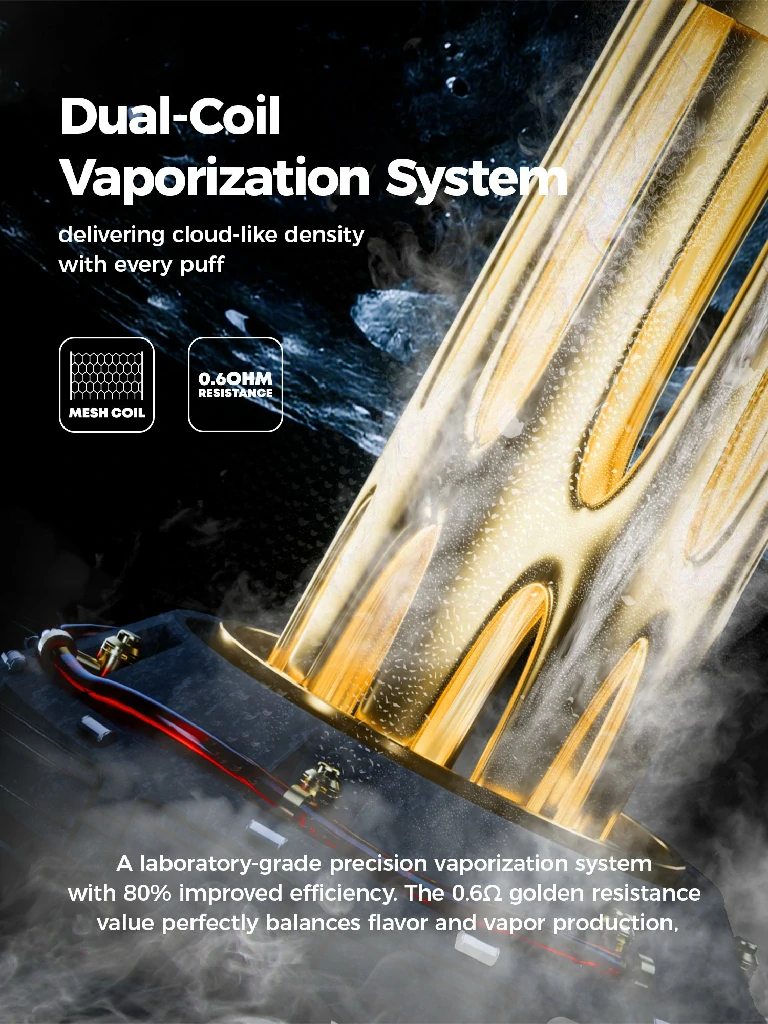 High Puff Disposable Vape USA 2025 Dual Tank Design