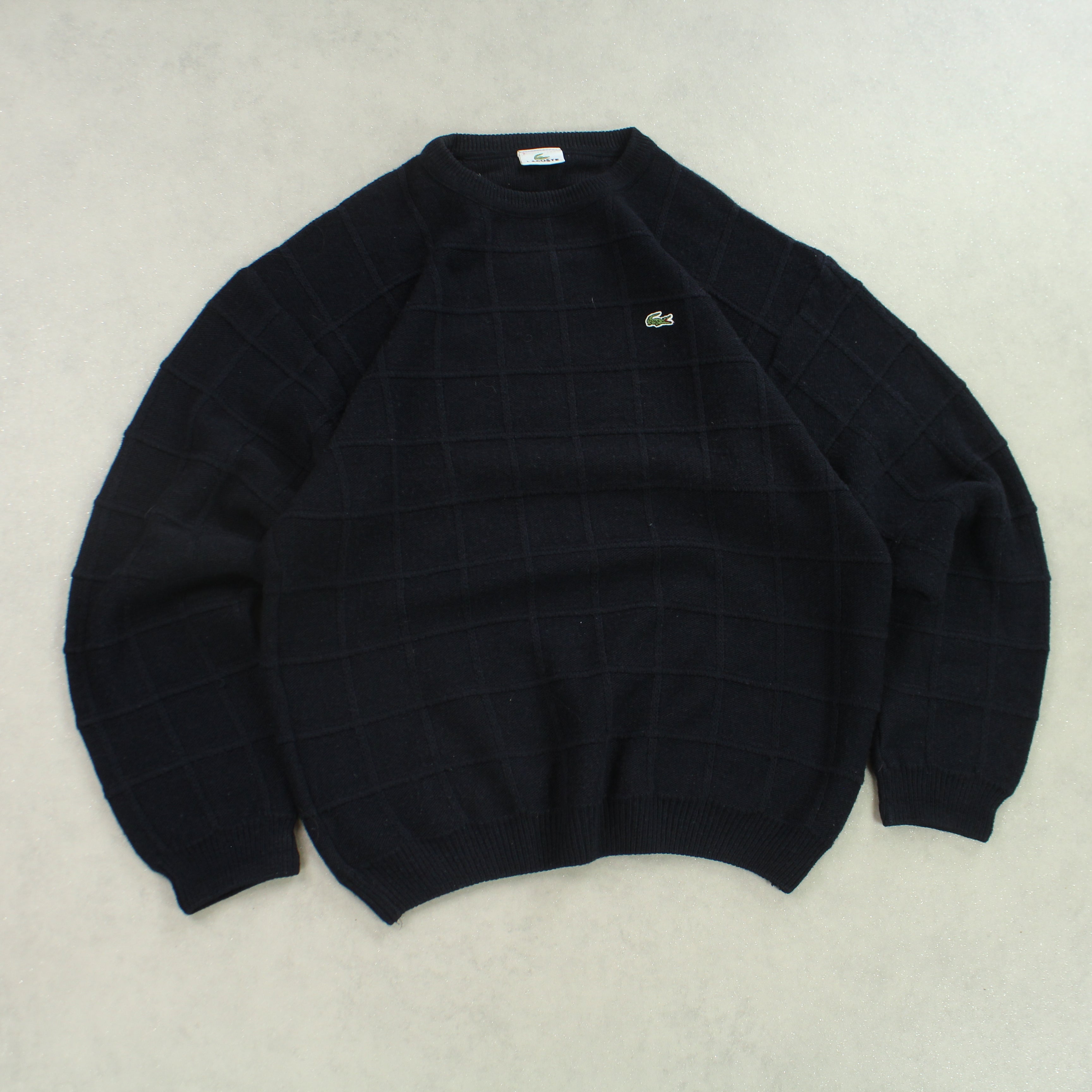 RARE 1990s Lacoste Jumper Navy  - (L)