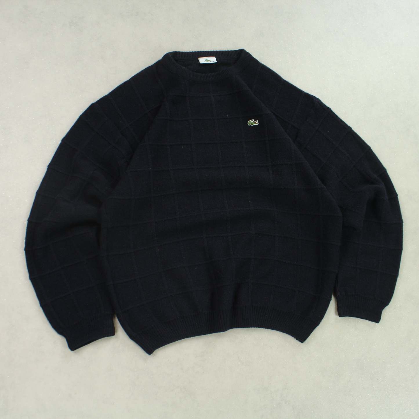 RARE 1990s Lacoste Jumper Navy  - (L)