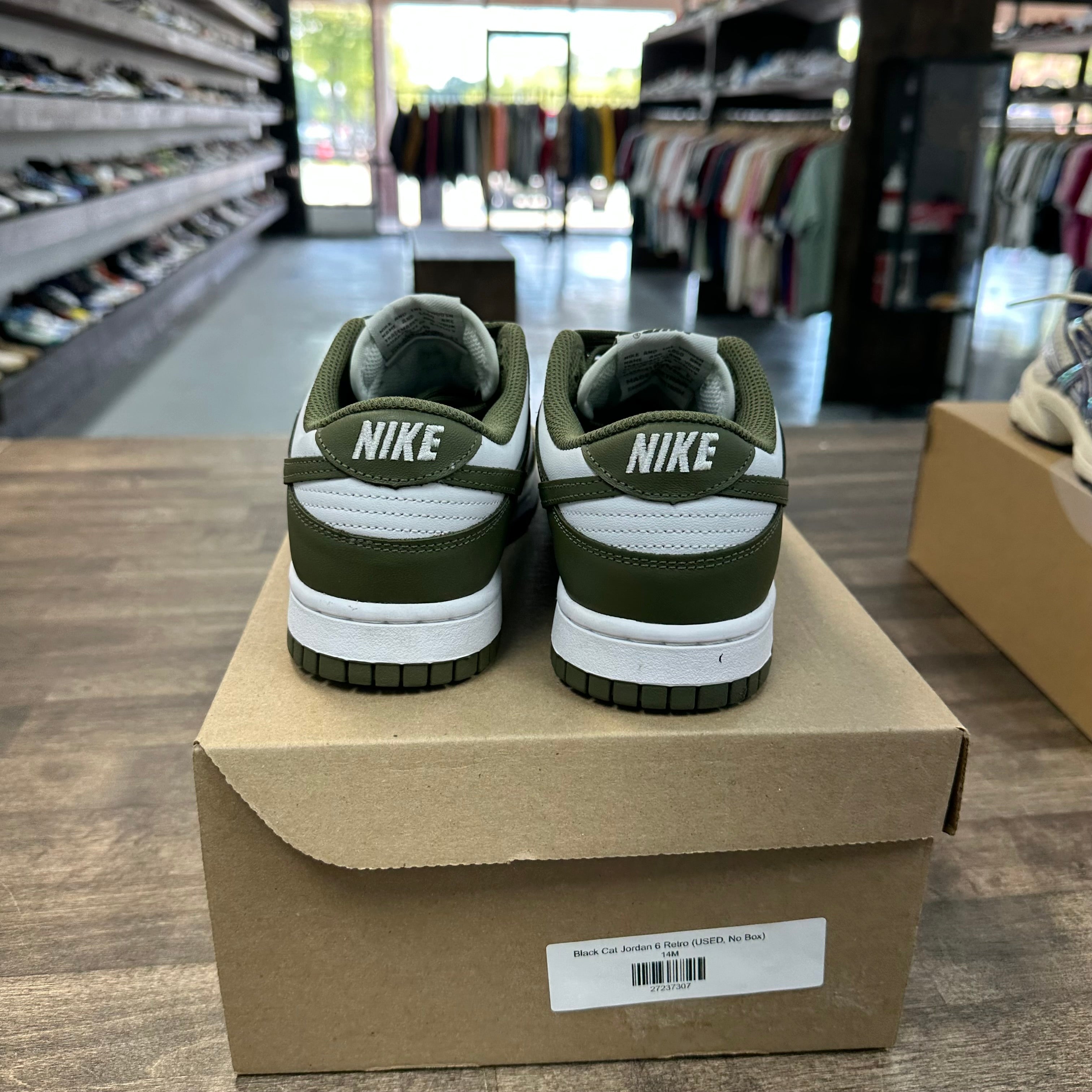 (W) Olive Dunk Low (USED, No Box)