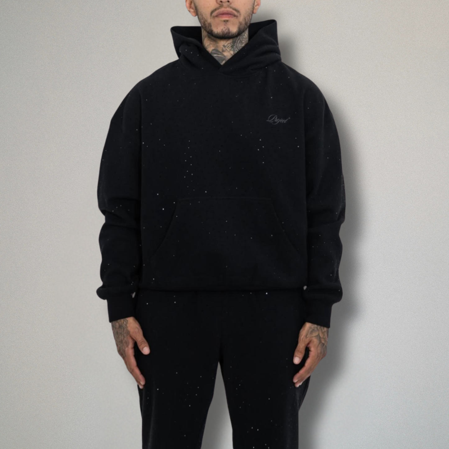 Unisex Rhinestone Hoodie