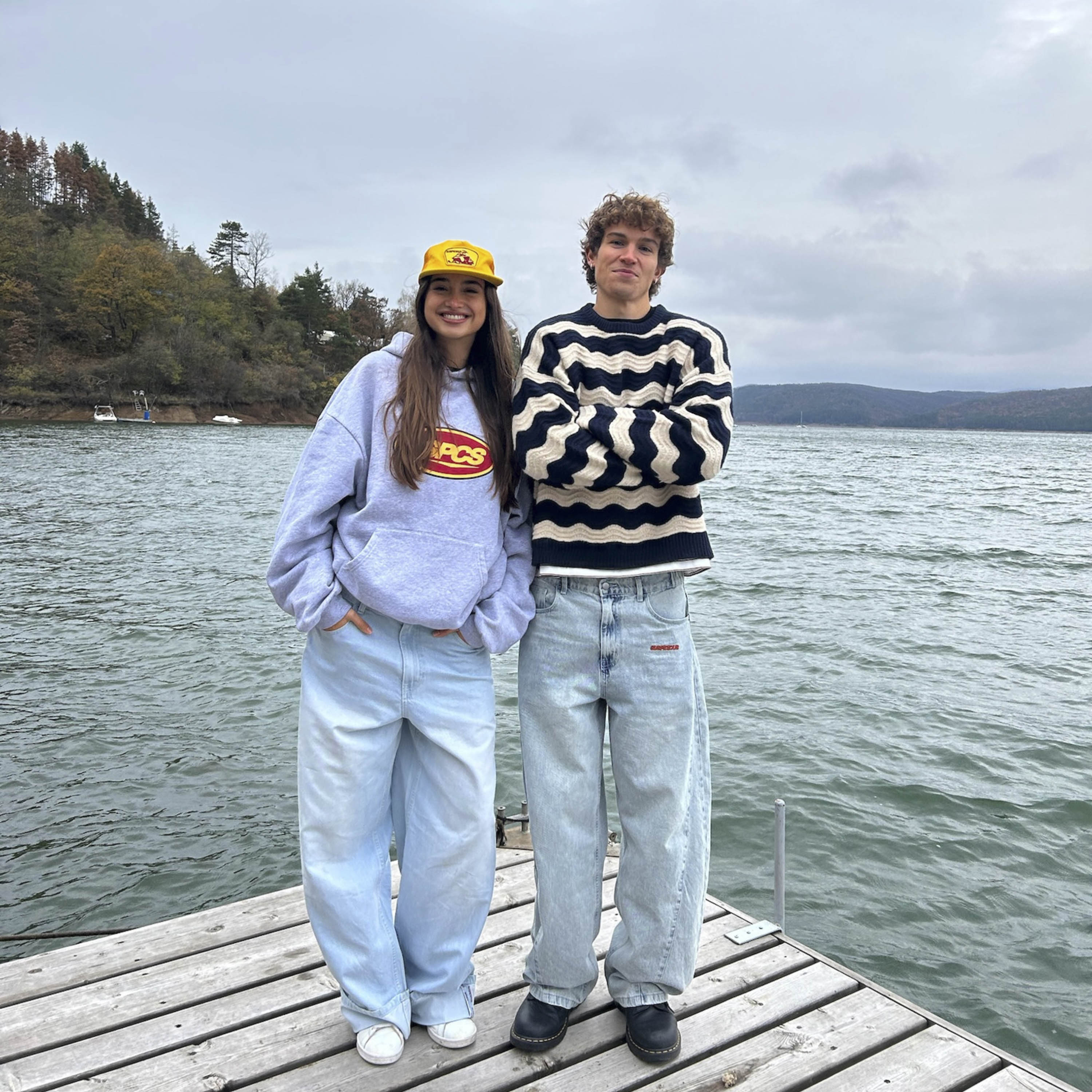 Winter3 / Essentials Knitted Wavy Sweat - Nightfall