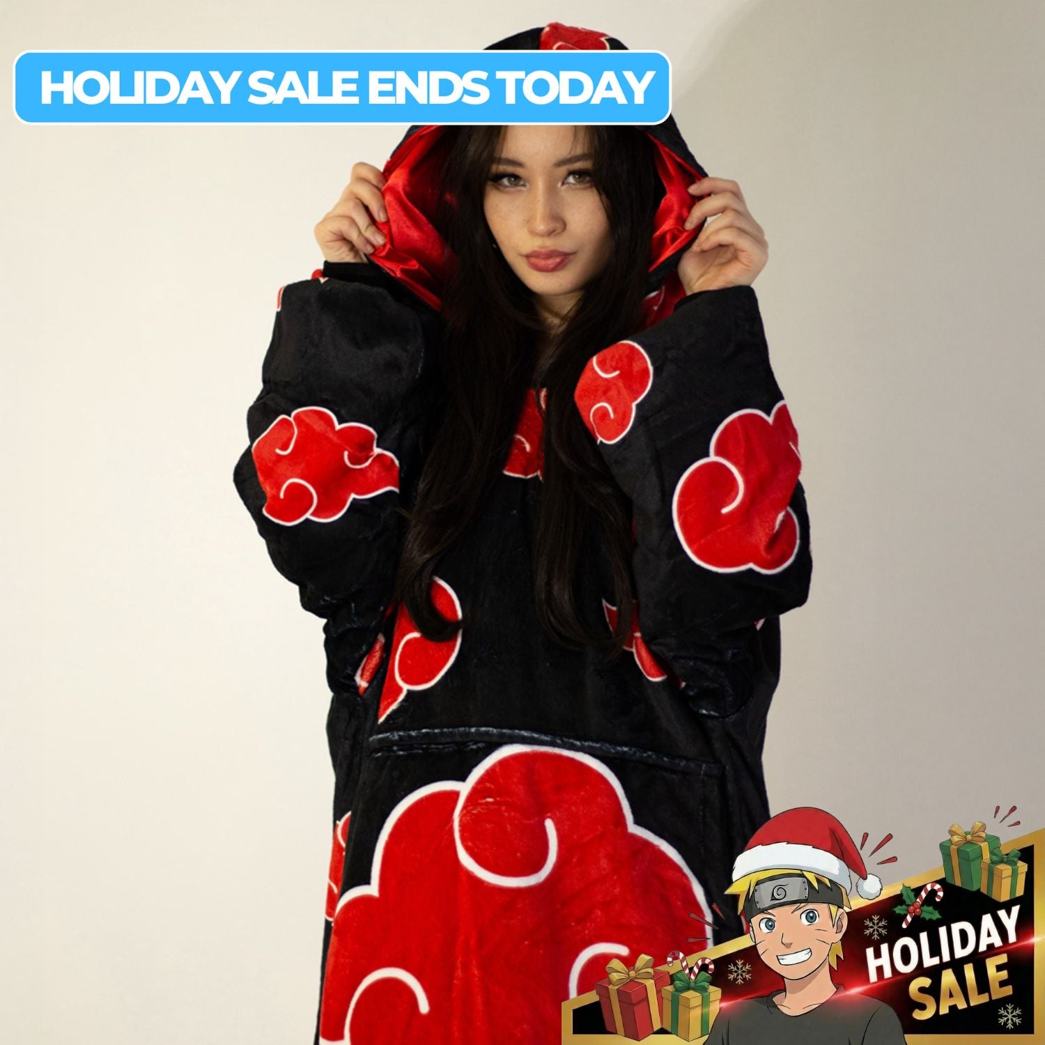Akatsuki Blanket Hoodie - Naruto