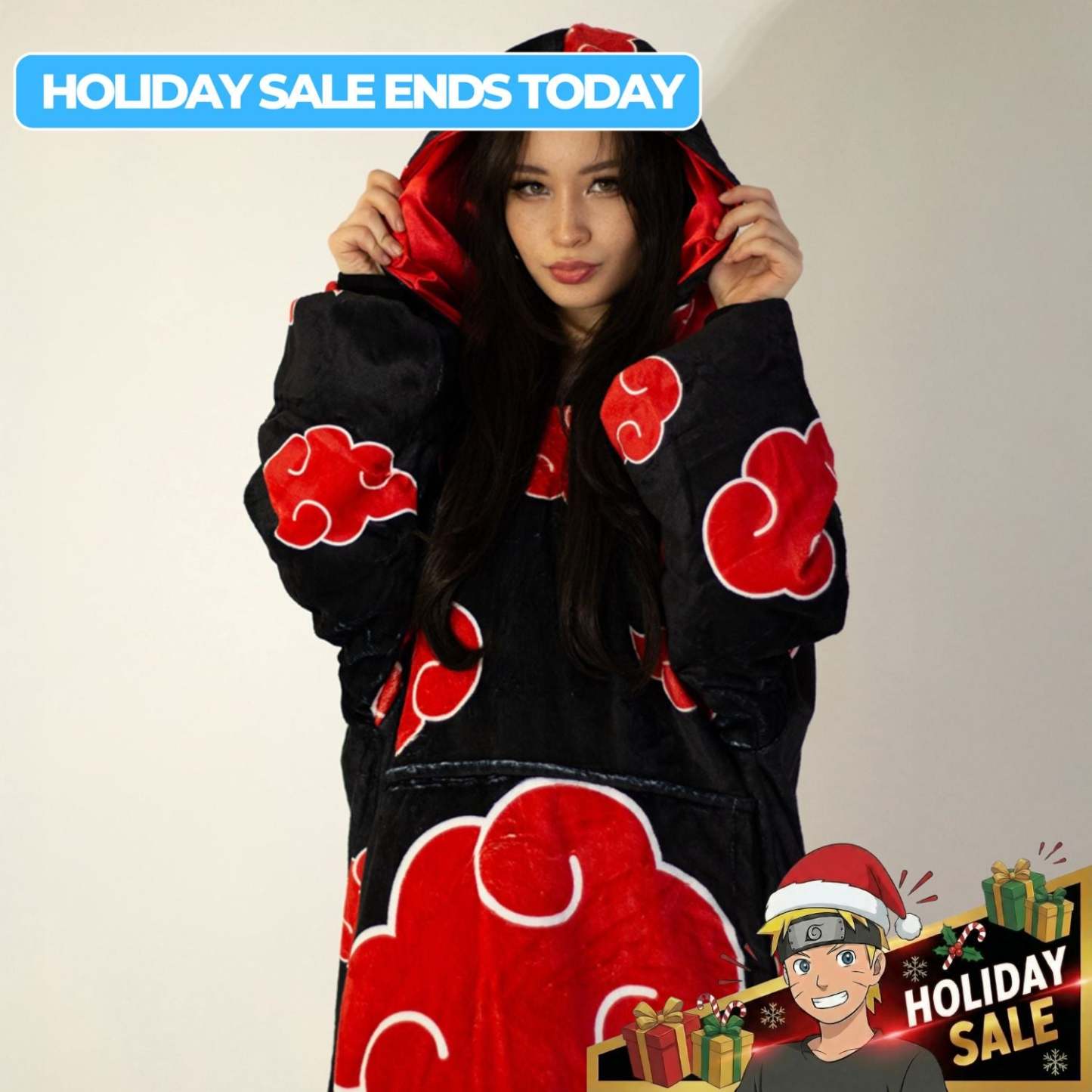 Akatsuki Blanket Hoodie - Naruto