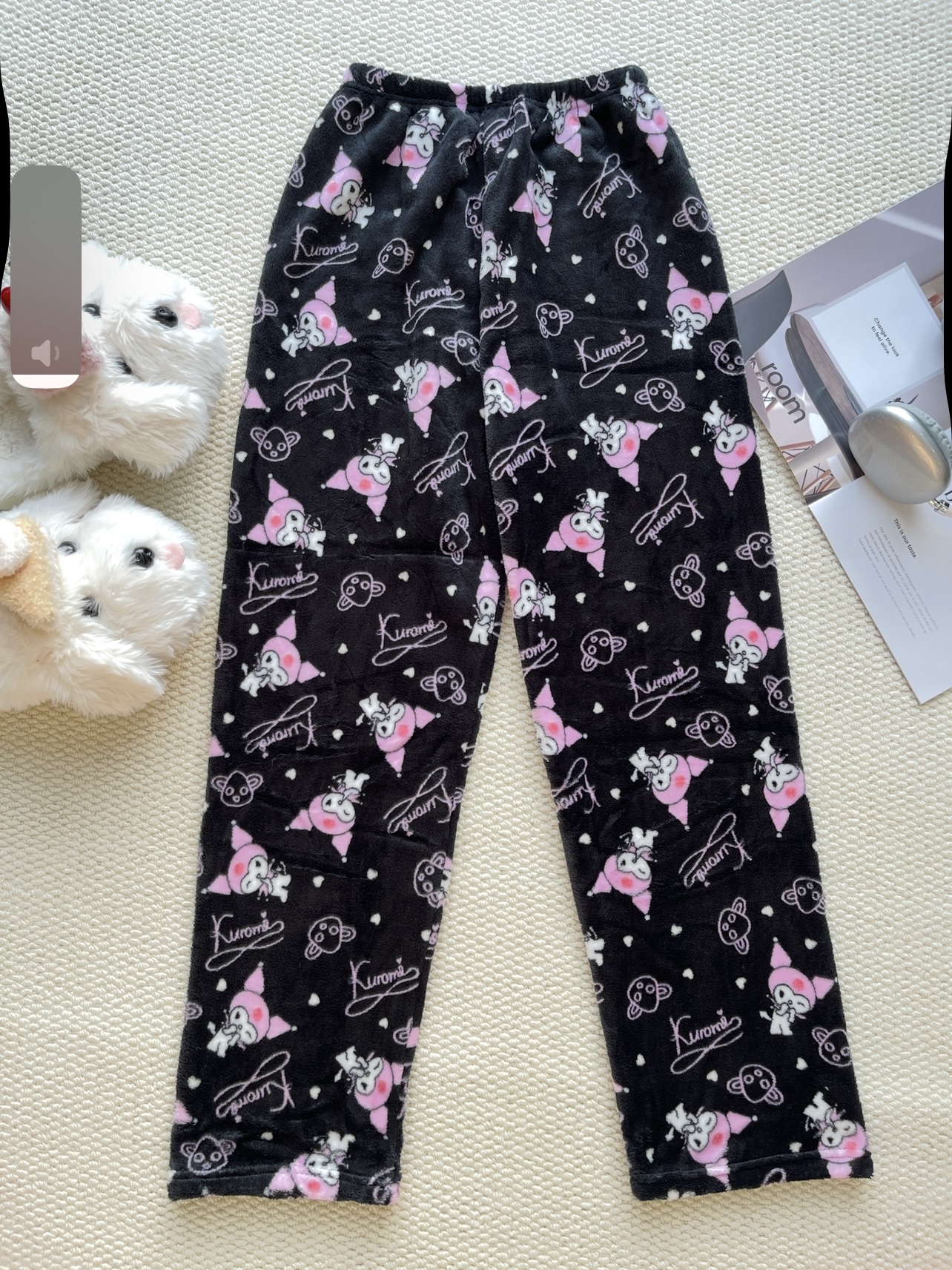 Hello Kitty & Spider-Man Fuzzy Pajama Pants