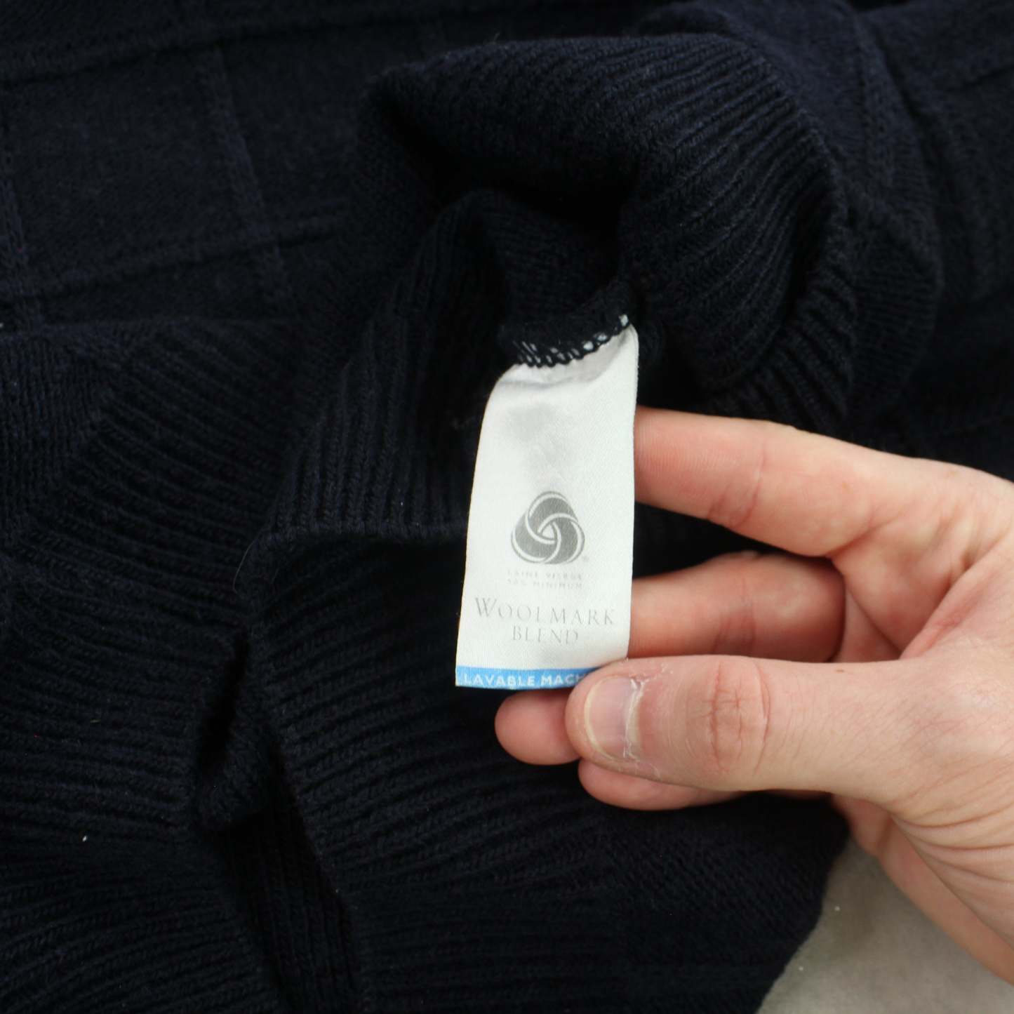 RARE 1990s Lacoste Jumper Navy  - (L)