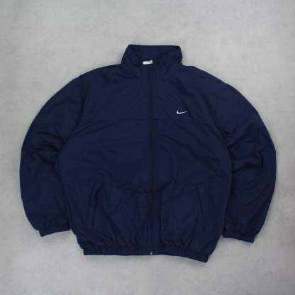 RARE 2000s  Track Jacket Navy - (M)
