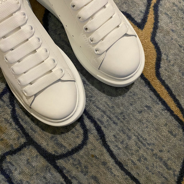  McQueen Studded Sneaker –  Cream White