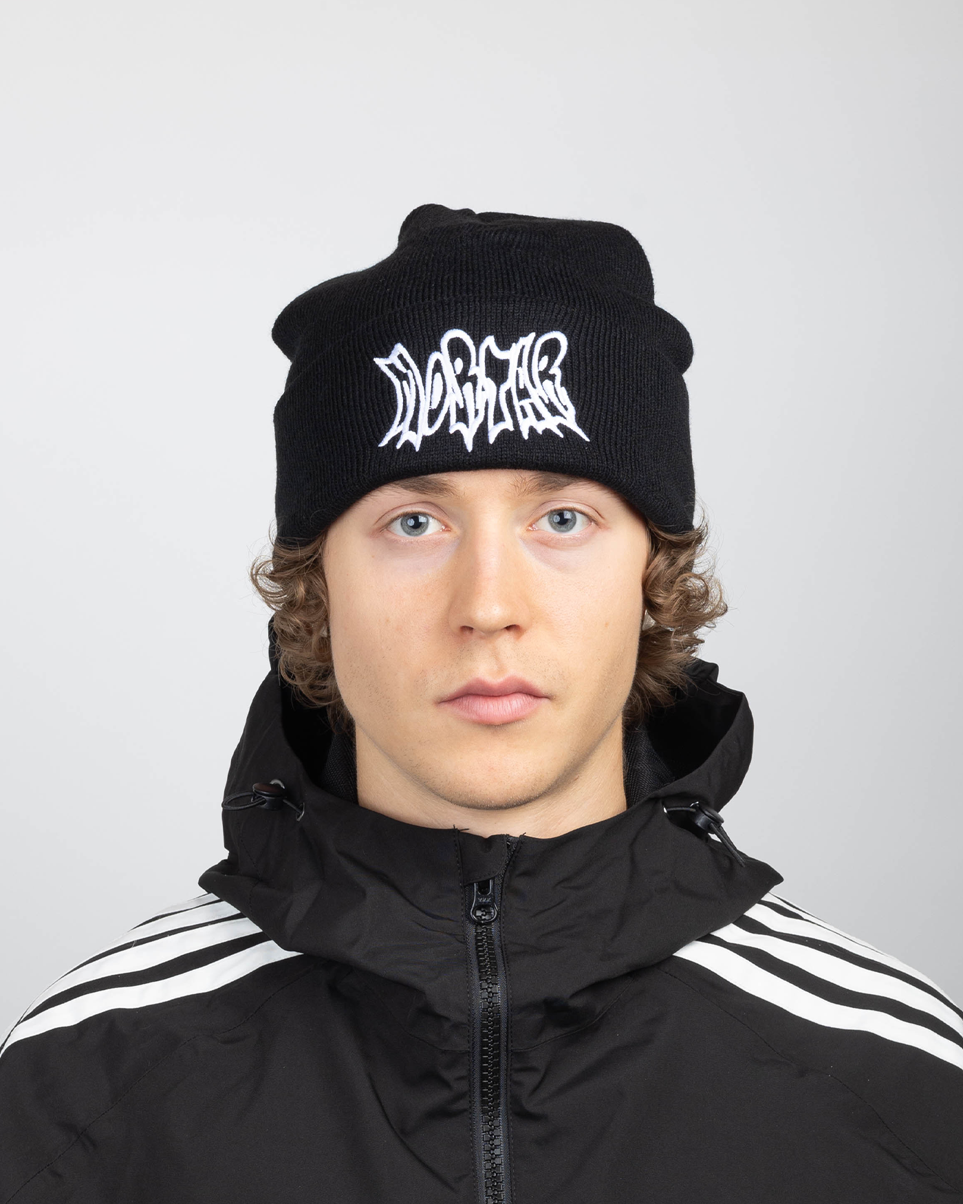 LOGO BEANIE BLACK