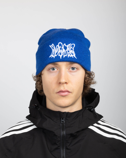 LOGO BEANIE BLUE