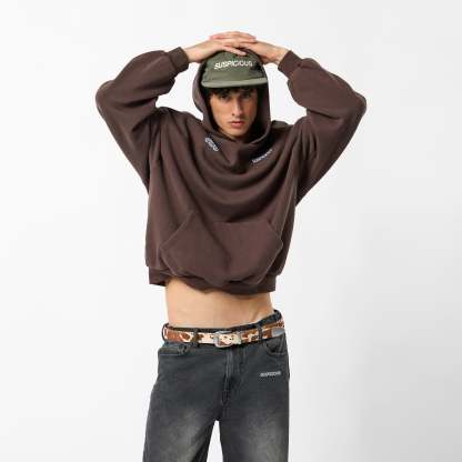 Winter1 / Landscape Hoodie - Espresso