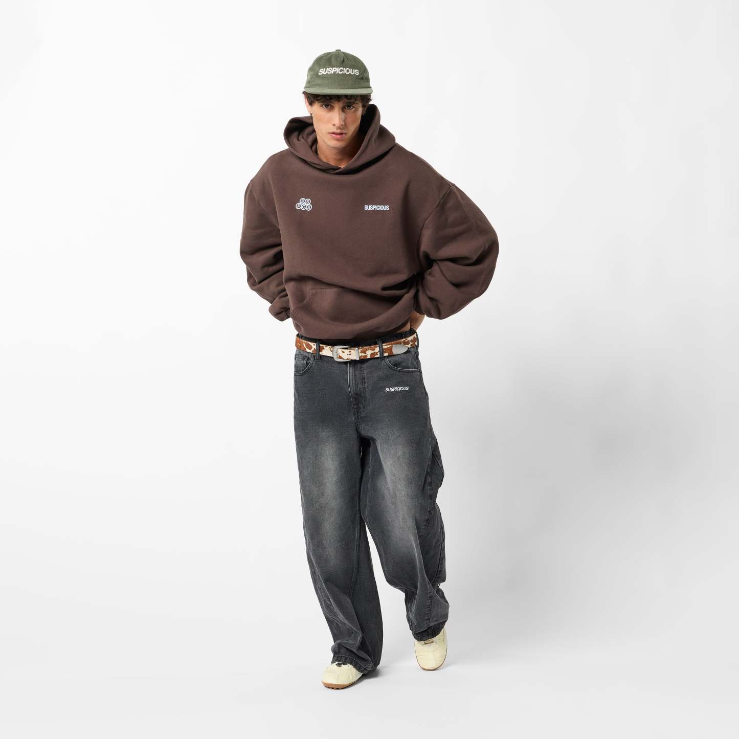 Winter1 / Landscape Hoodie - Espresso