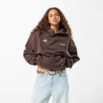 Winter1 / Landscape Hoodie - Espresso