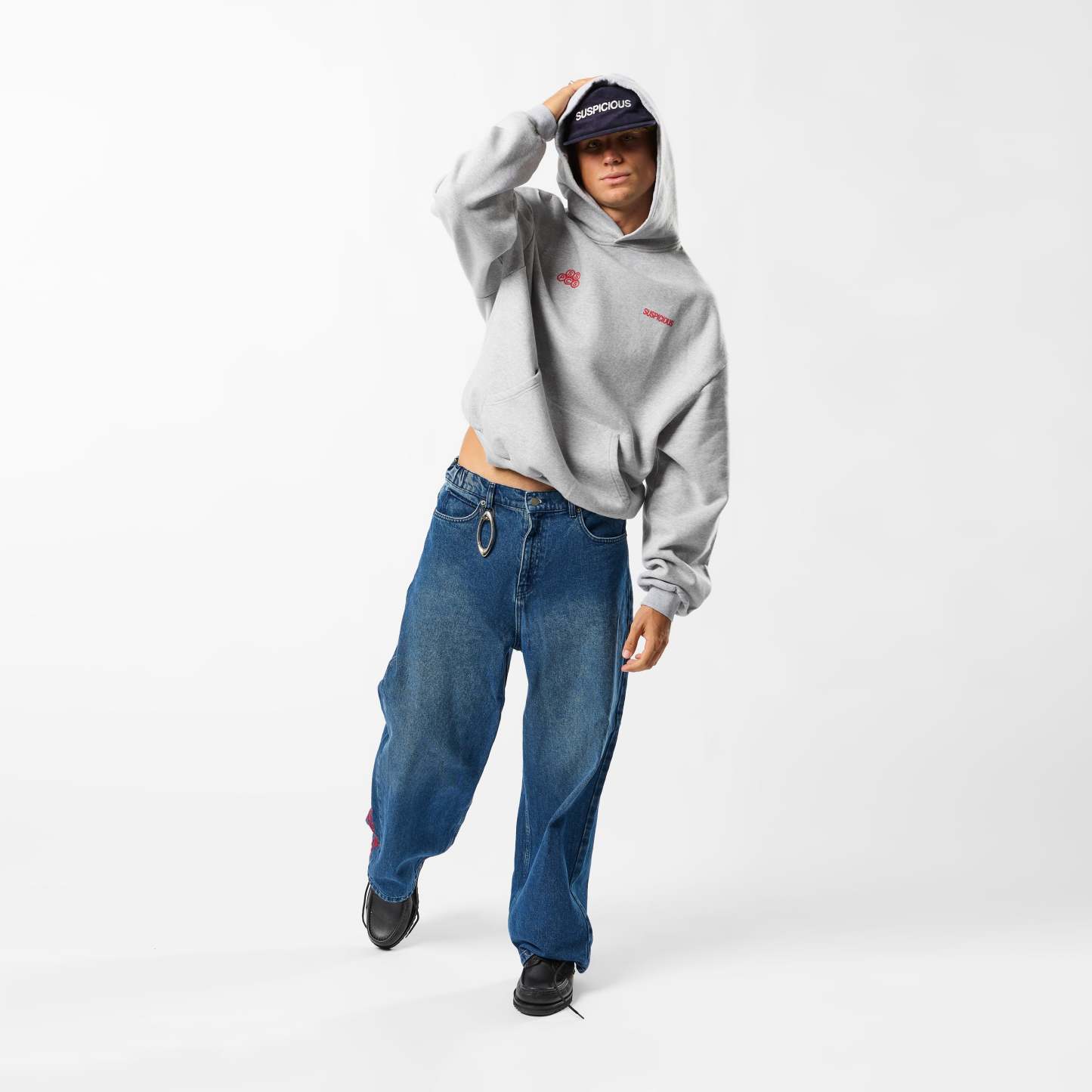 Winter1 / Landscape Hoodie - Heather Grey