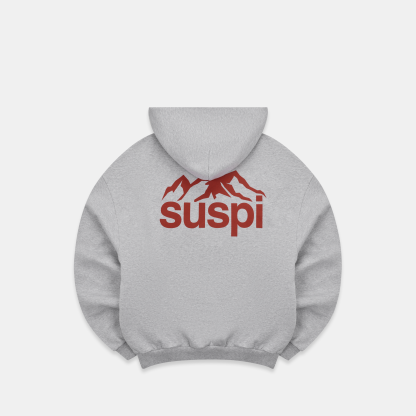 Winter1 / Landscape Hoodie - Heather Grey