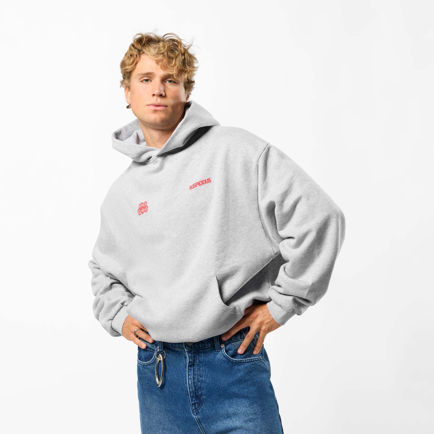 Winter1 / Landscape Hoodie - Heather Grey