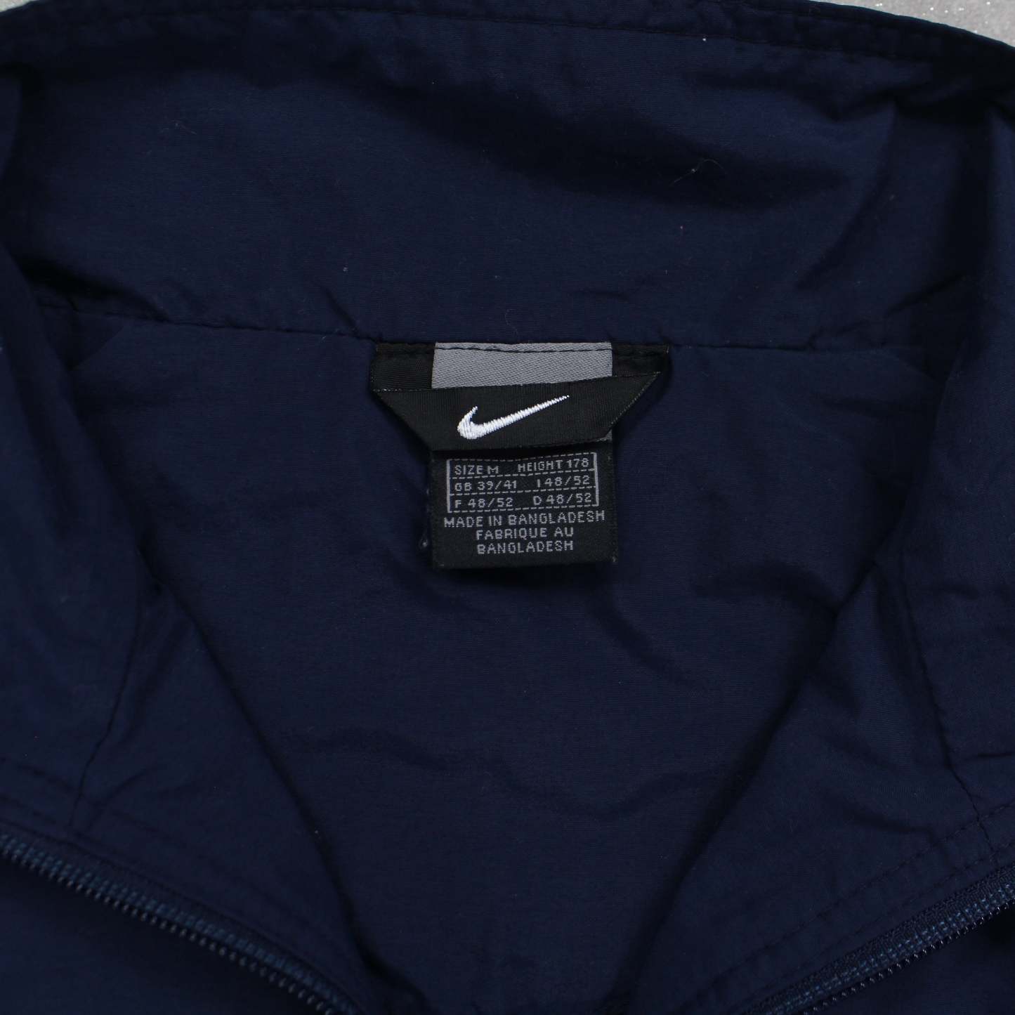 RARE 2000s  Track Jacket Navy - (M)