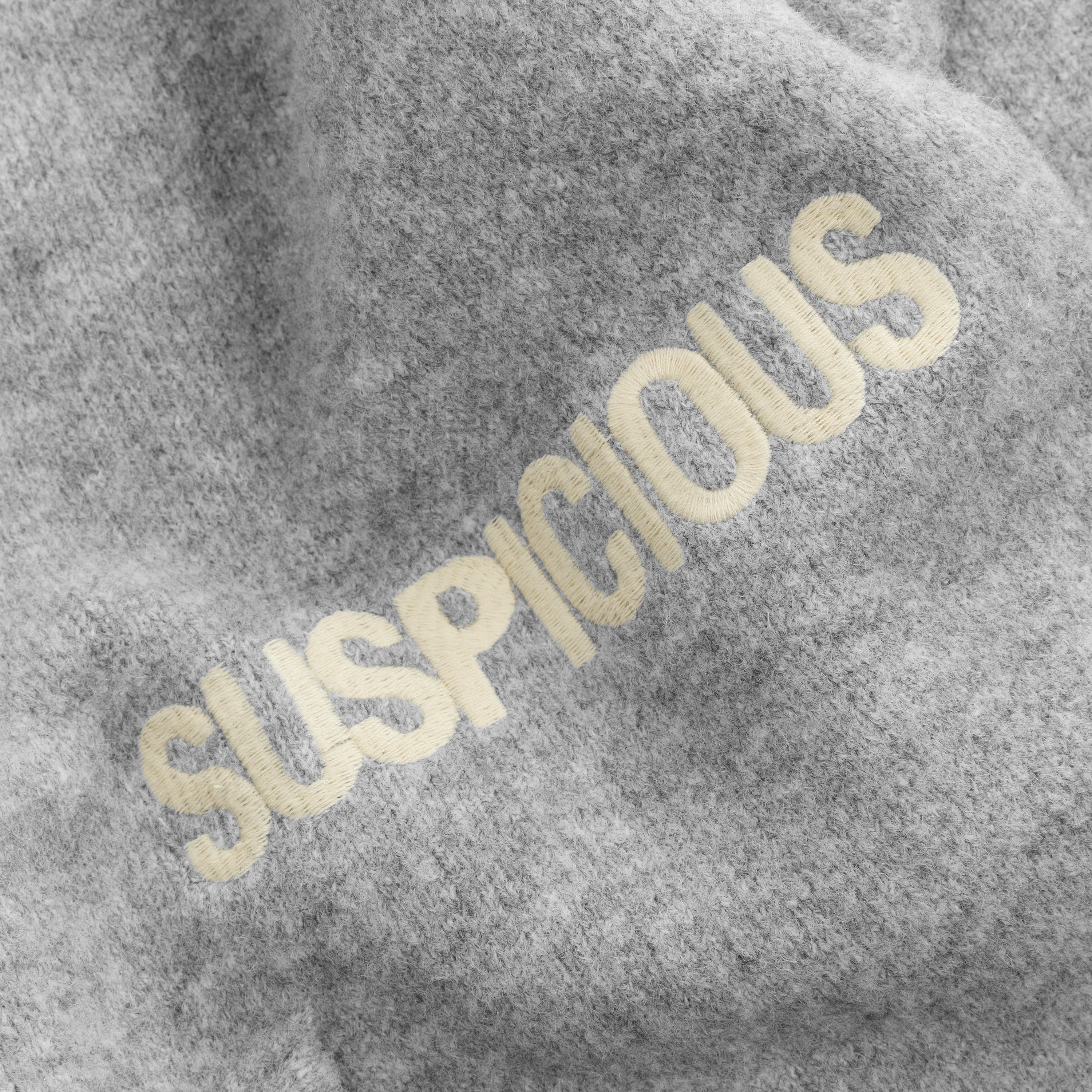 Winter1 / Core Knitted Zipped Hoodie - Heather Grey
