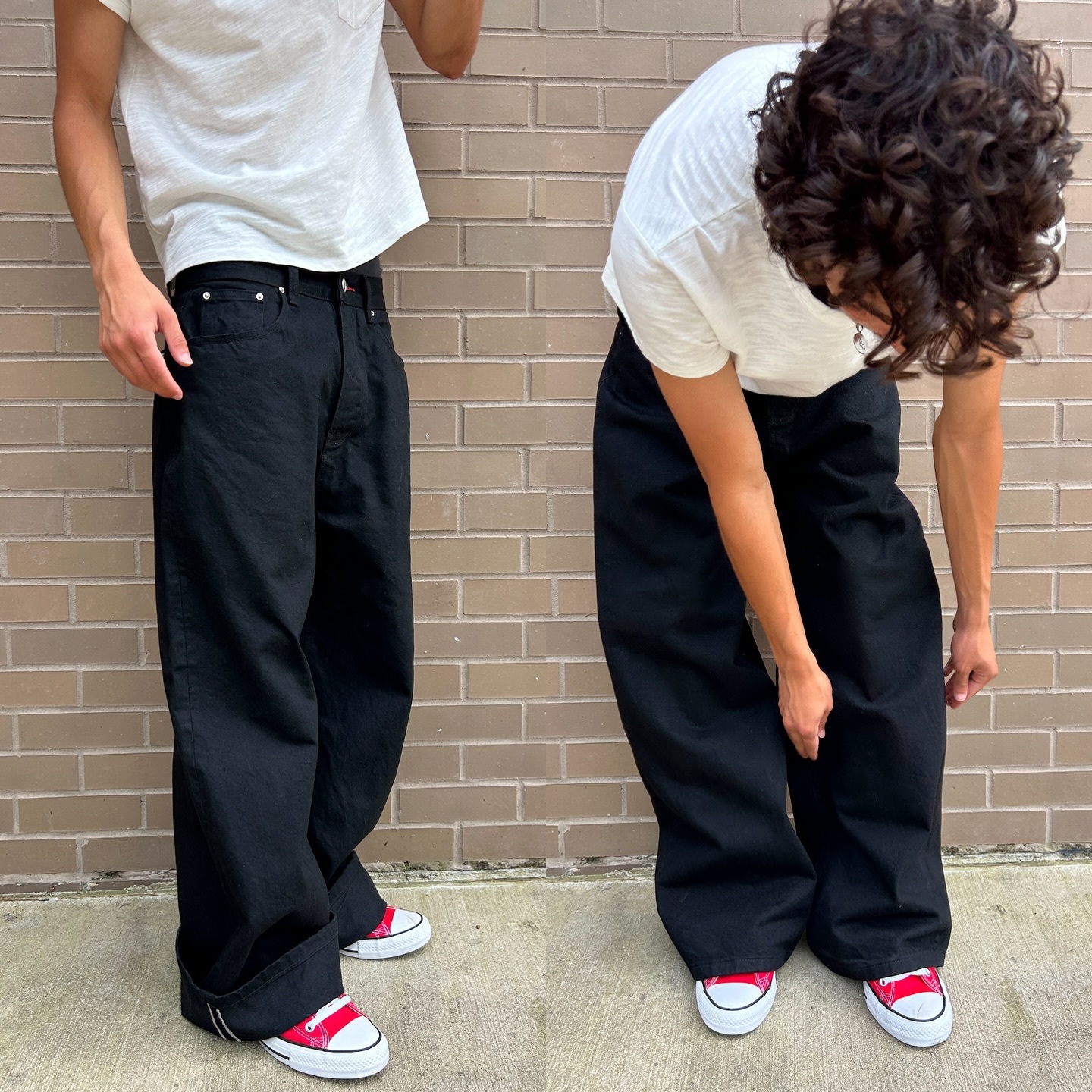 MULTI-POCKET BAGGY JEANS