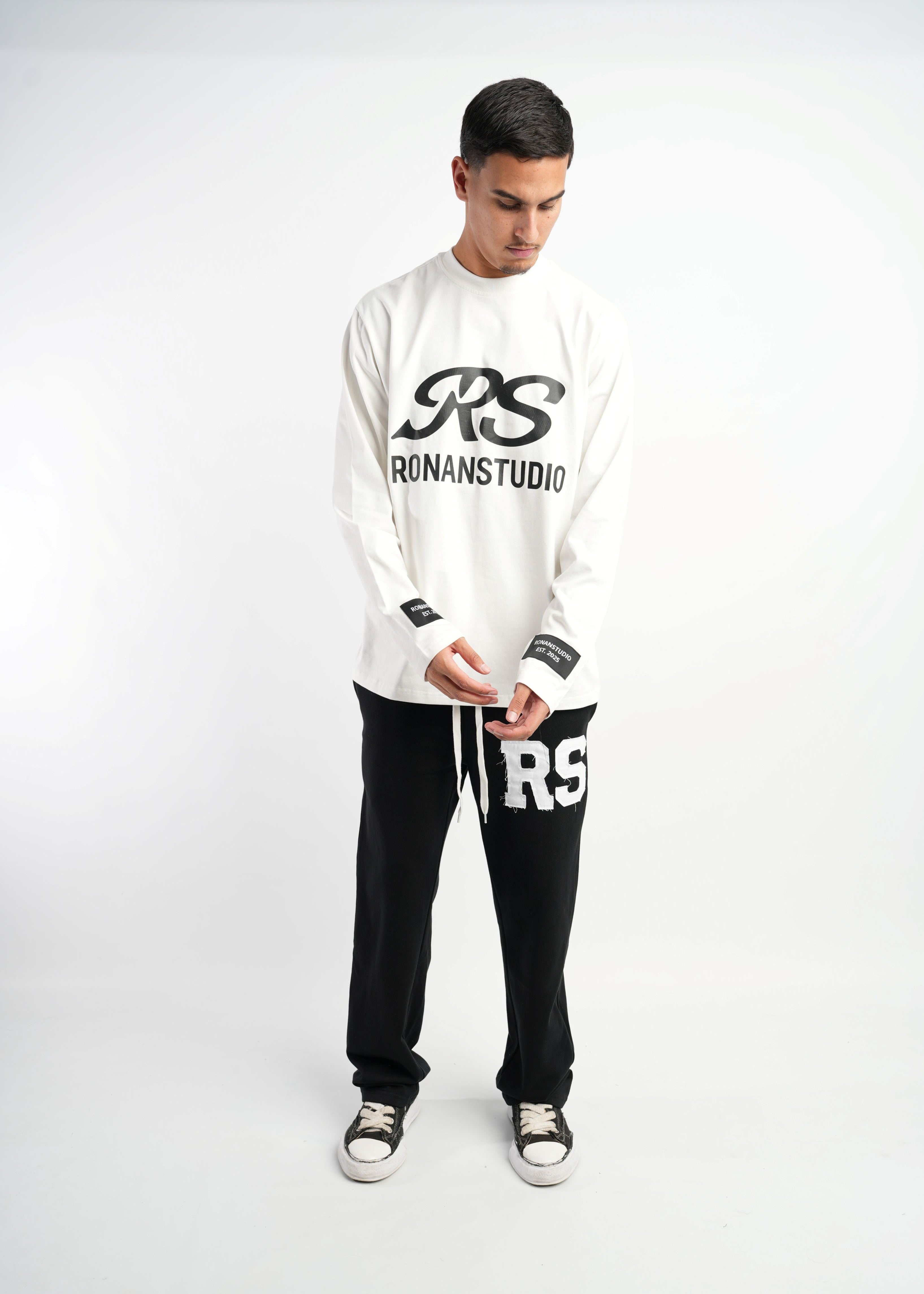 RS SIGNATURE LONGSLEEVE WHITE