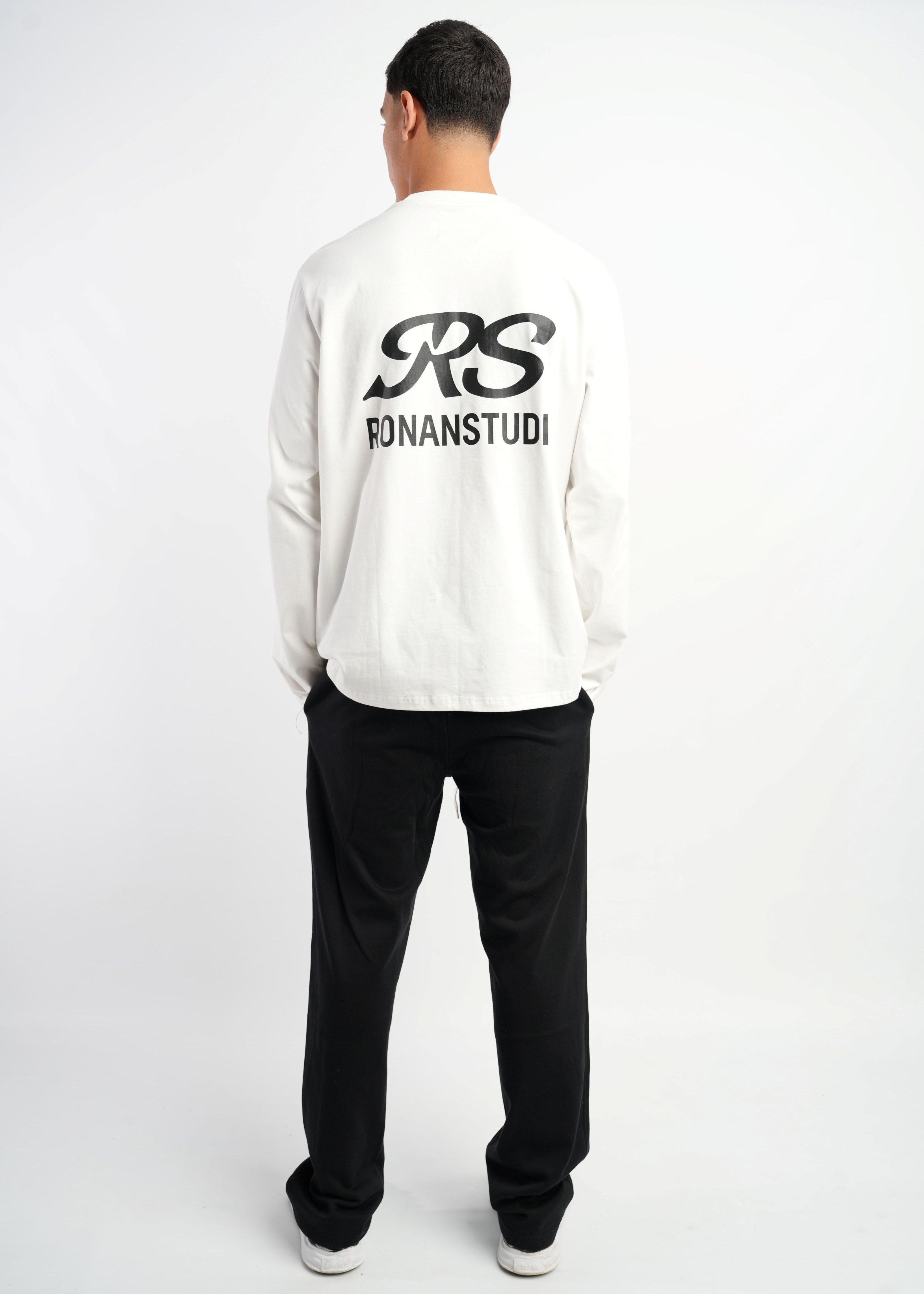 RS SIGNATURE LONGSLEEVE WHITE