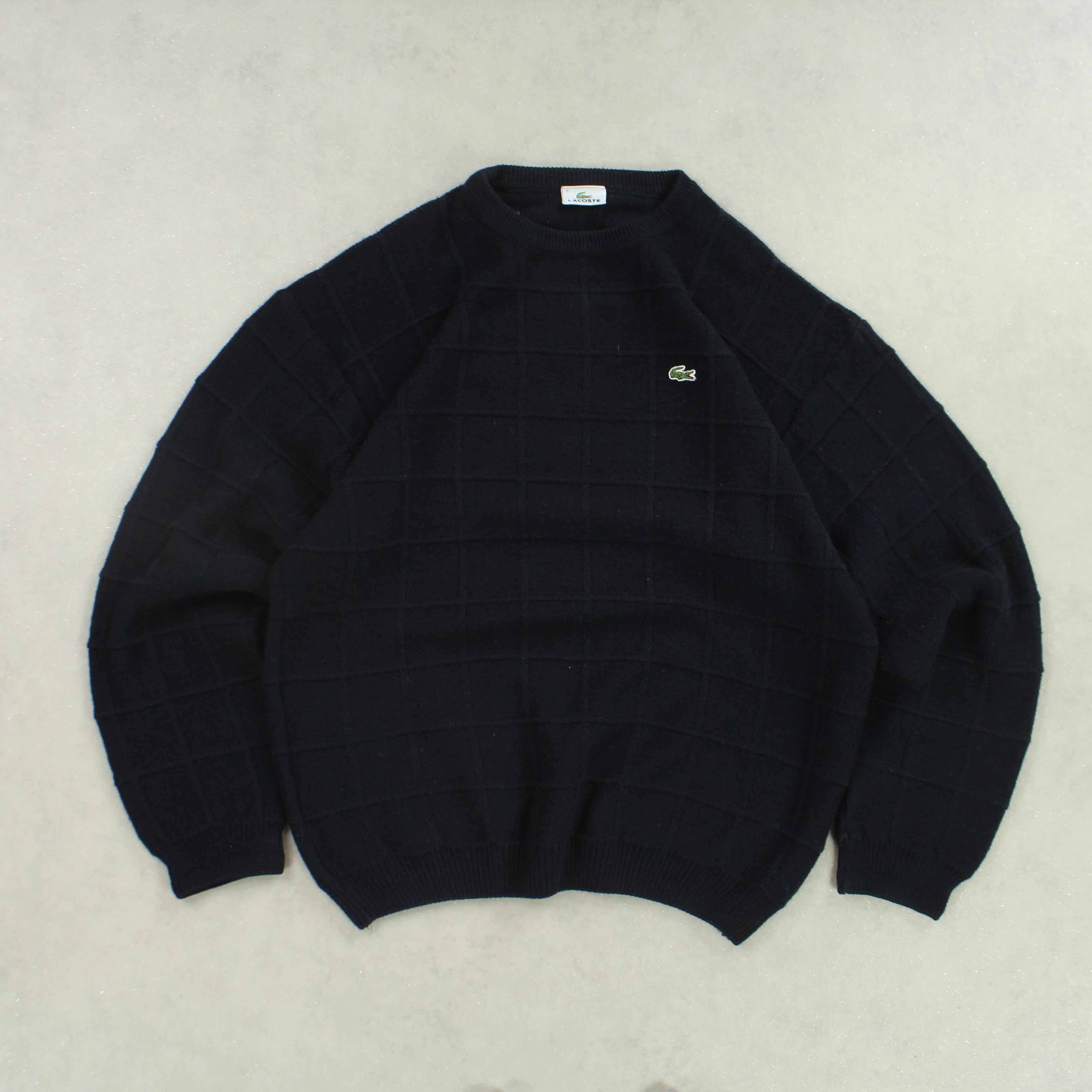 RARE 1990s Lacoste Jumper Navy  - (L)