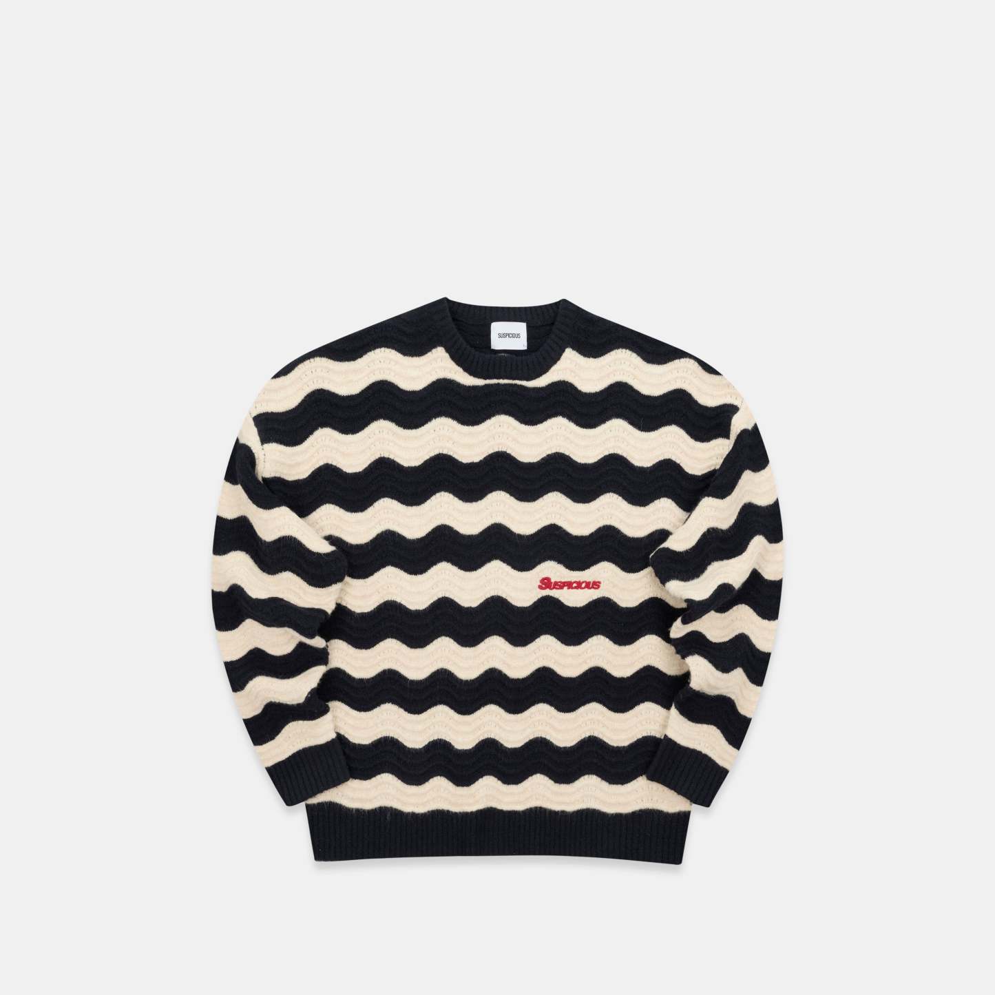 Winter3 / Essentials Knitted Wavy Sweat - Nightfall