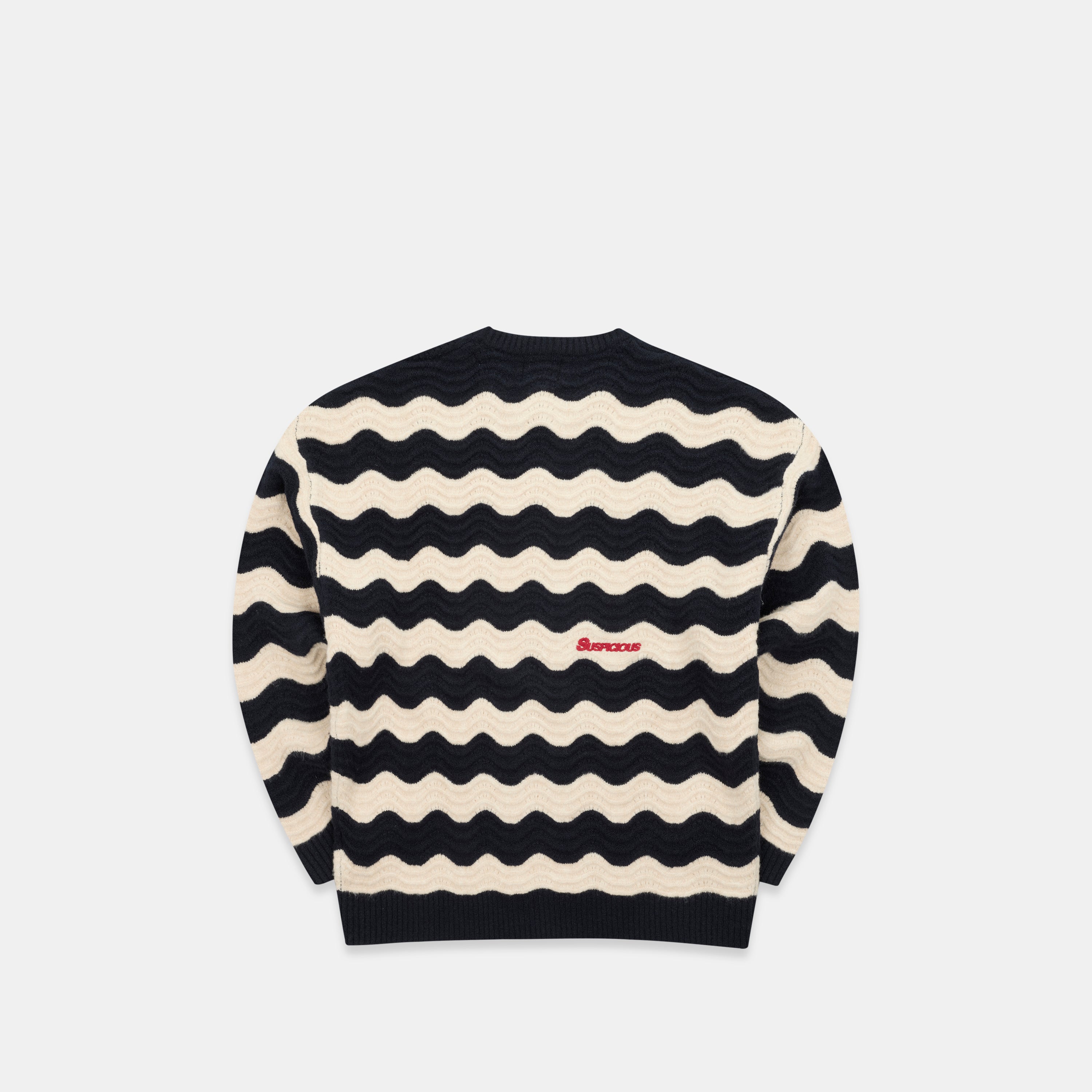 Winter3 / Essentials Knitted Wavy Sweat - Nightfall