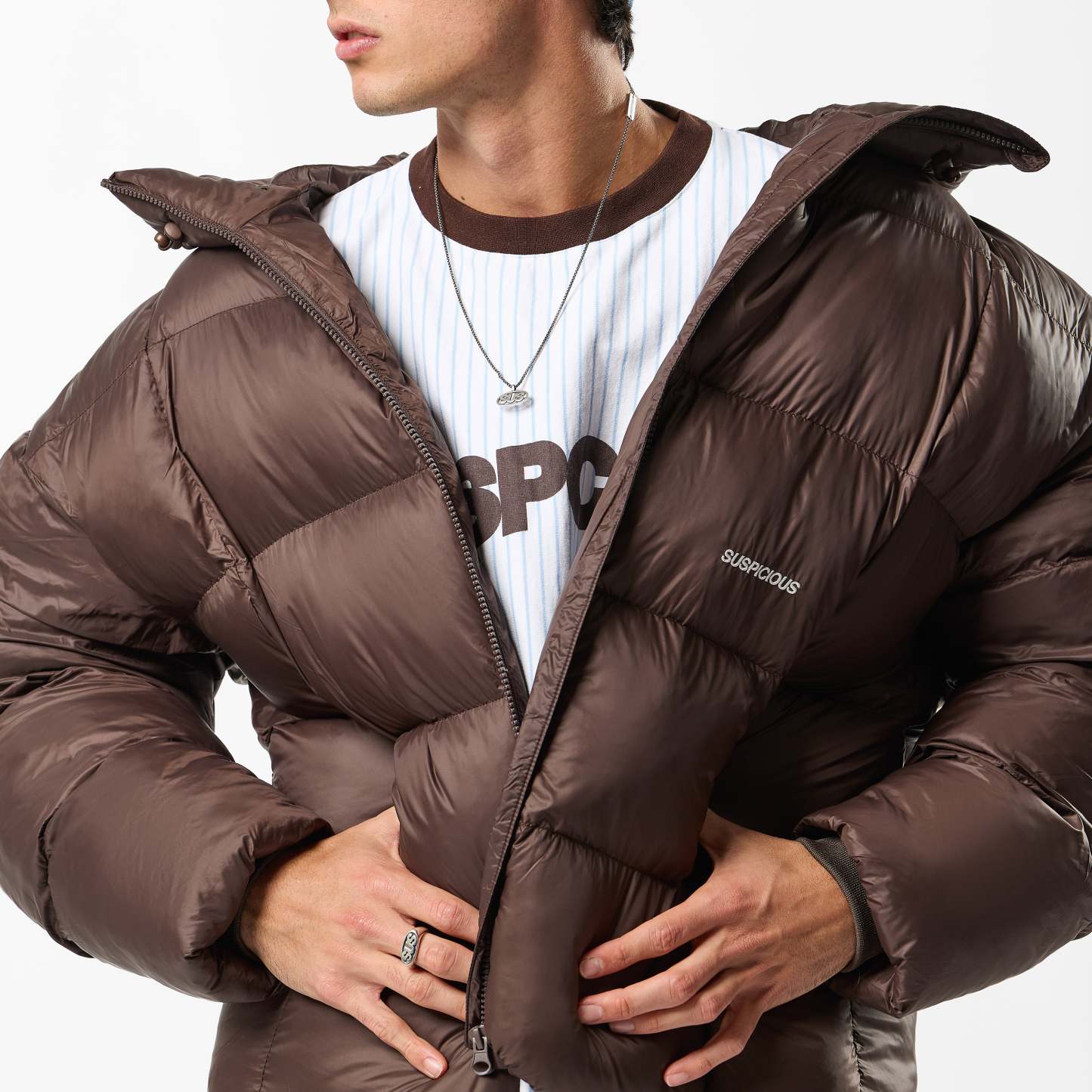 Winter1 / Essentials Puffer - Espresso