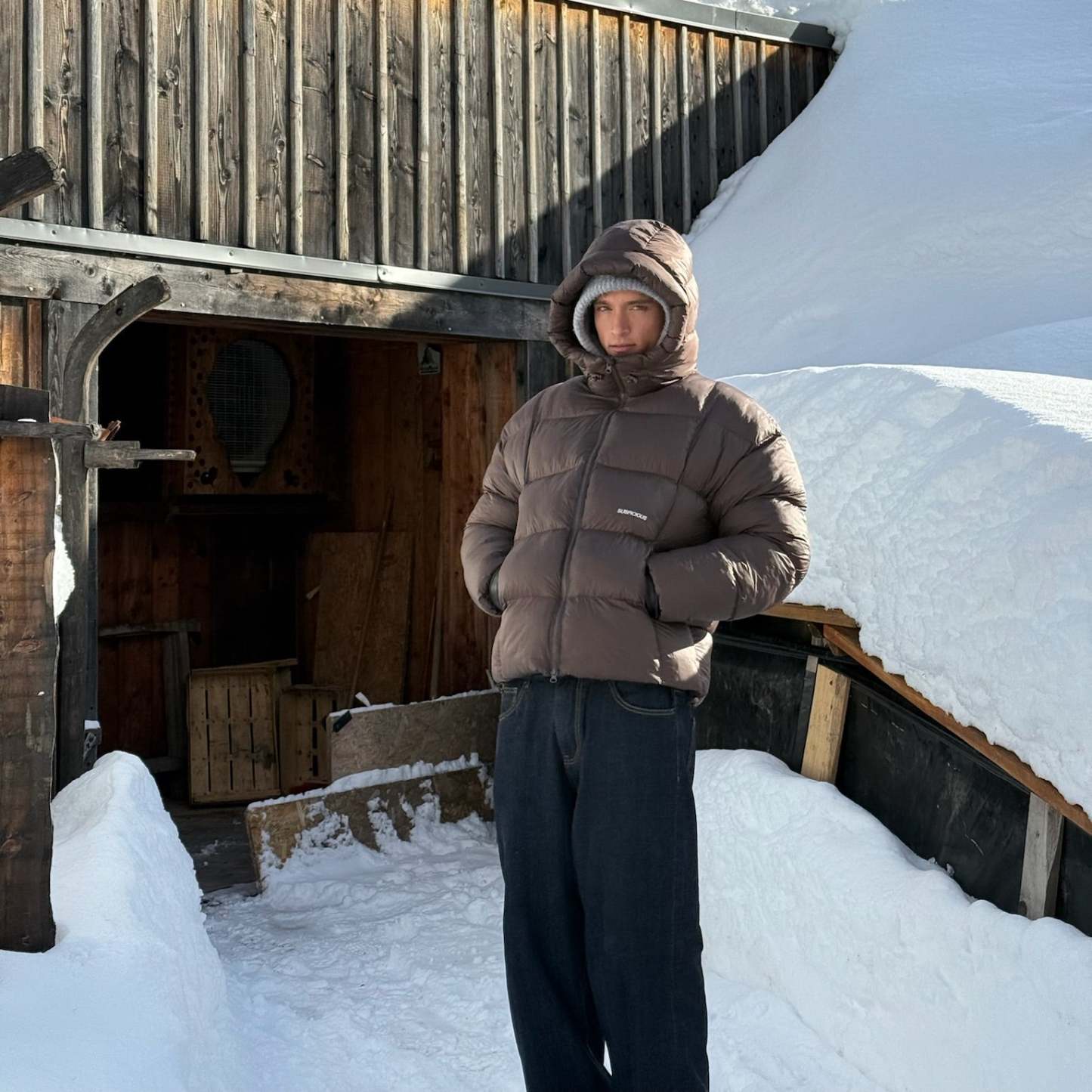 Winter1 / Essentials Puffer - Espresso