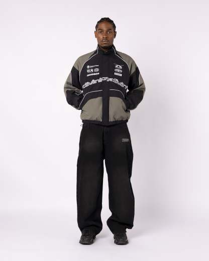 BLACK RALLY TRACKSUIT JACKET