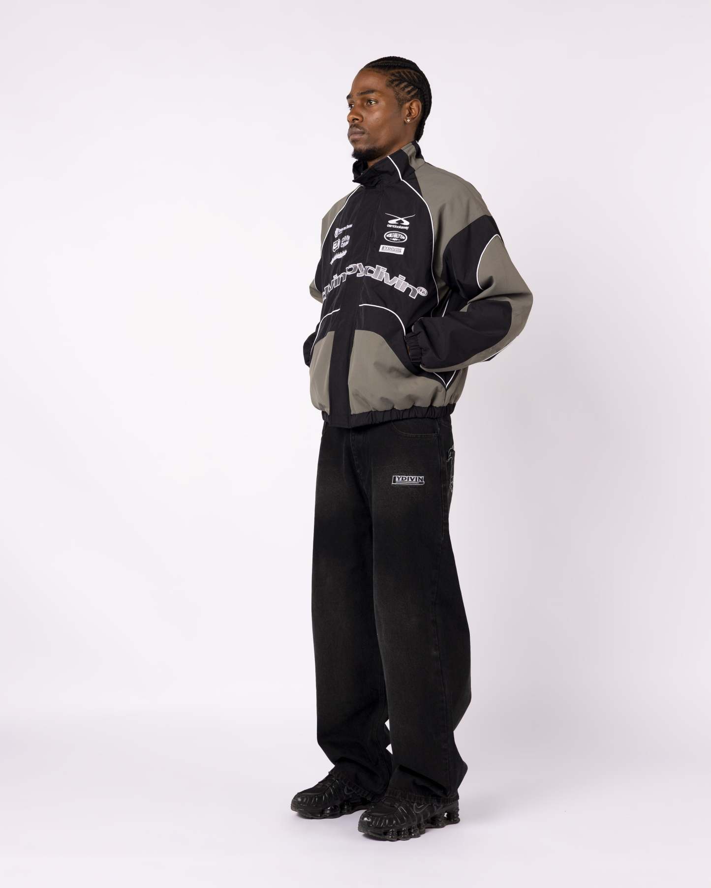 BLACK RALLY TRACKSUIT JACKET