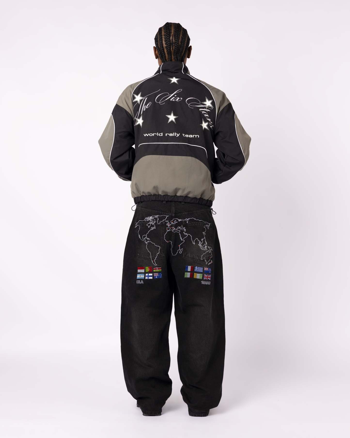 BLACK RALLY TRACKSUIT JACKET