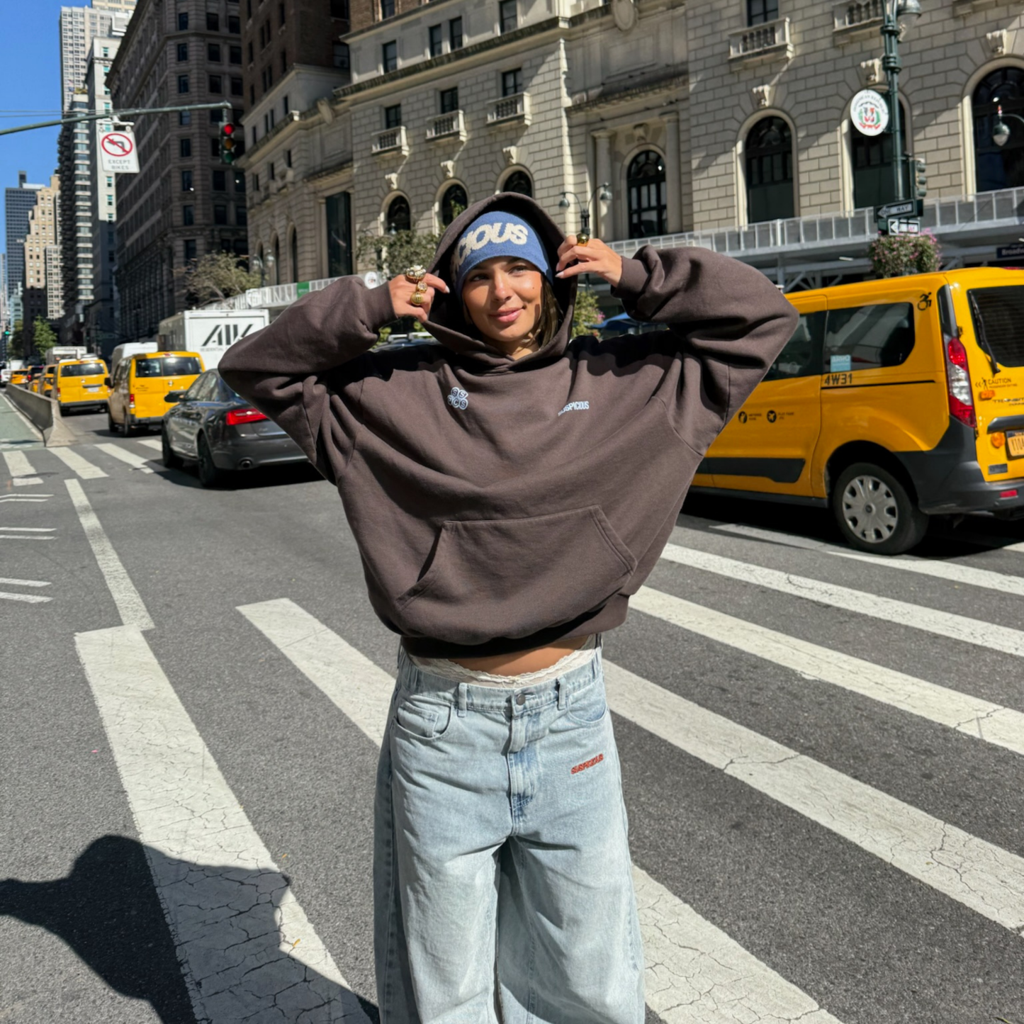 Winter1 / Landscape Hoodie - Espresso